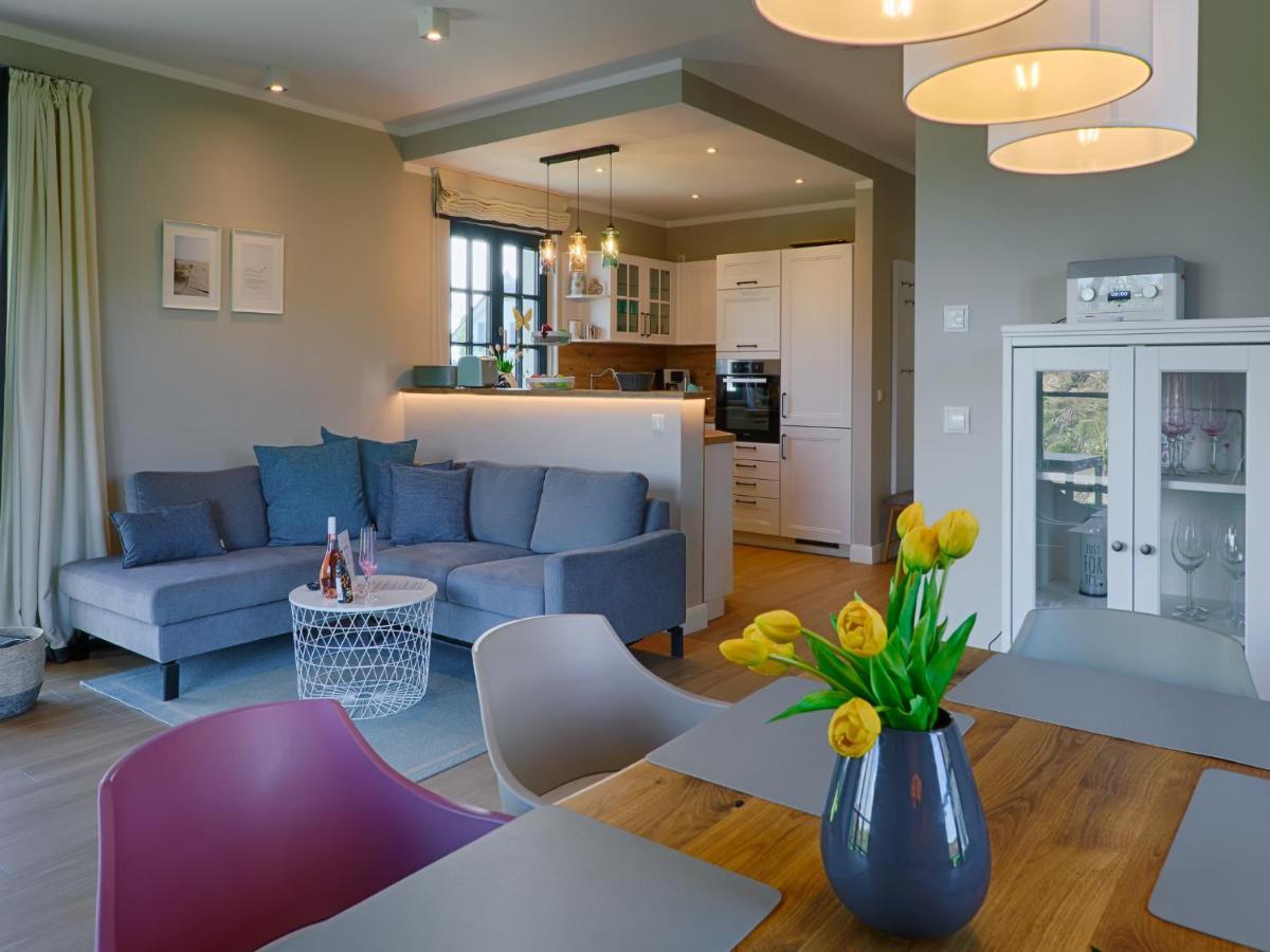 Reetland Am Meer - Premium Reetdachvilla Mit 3 Schlafzimmern, Sauna Und Kamin F27 Dranske Eksteriør billede